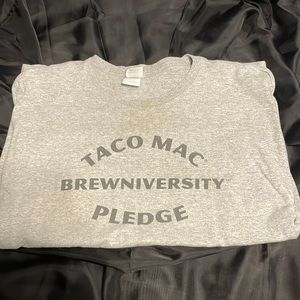 Vintage Taco Mac Brewniversity Pledge T Shirt
